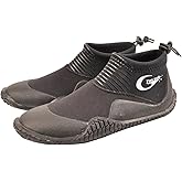 Neoprene Dive Boots, Scuba Diving Surf Wetsuit Booties for Men Women 3MM, Water Fin Shoes Sailing Boots with Anti-Slip Premium Rubber Sole for Water Sports Snorkeling