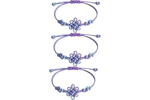 3 Pcs K-pop Knot Bracelet Hunters, Adjustable Woven De-mon Costume Matching Wristband, Festival Handband for Teens & Fans, Co