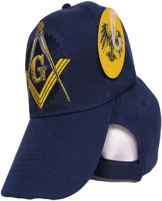 NRAccessories Embroidered Blue Freemason Shadow Baseball Style Cap