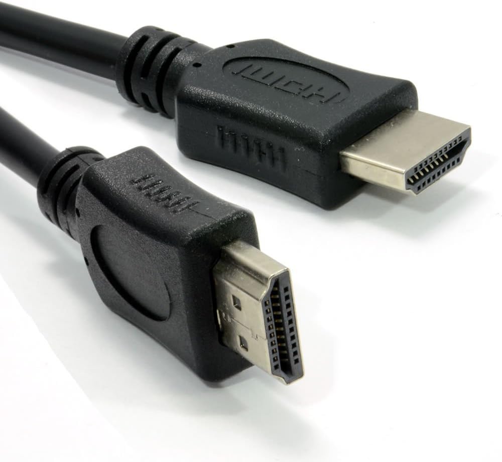 Short 50cm HDMI to HDMI Cable Lead Wire for - ViewSonic LightStream Pro7827HD 1080p Projector - to Connect Laptop, PC, DVD Player, TV, Playstation, Xbox.and more
