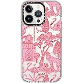 CASETiFY Clear iPhone 13 Pro Case [Not Yellowing / 6.6 ft. 3X Military Grade Drop Protection/Compatible with Magsafe] - Cheetah Paradise Pink - Clear