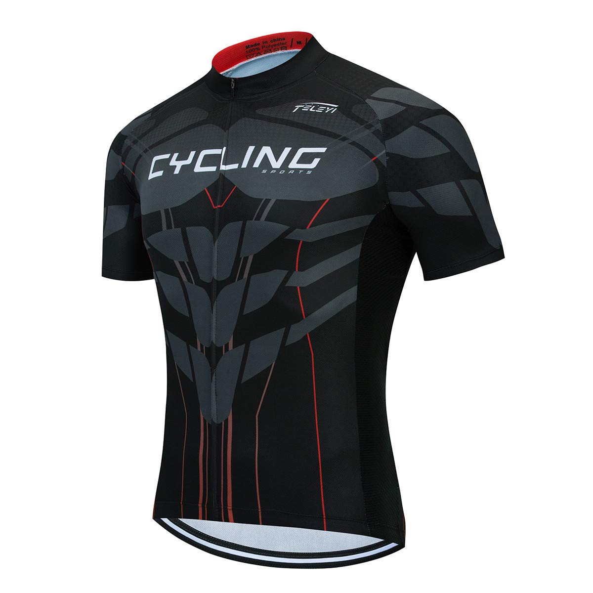 Cycling Jersey Men, Summer Short Sleeved Bike