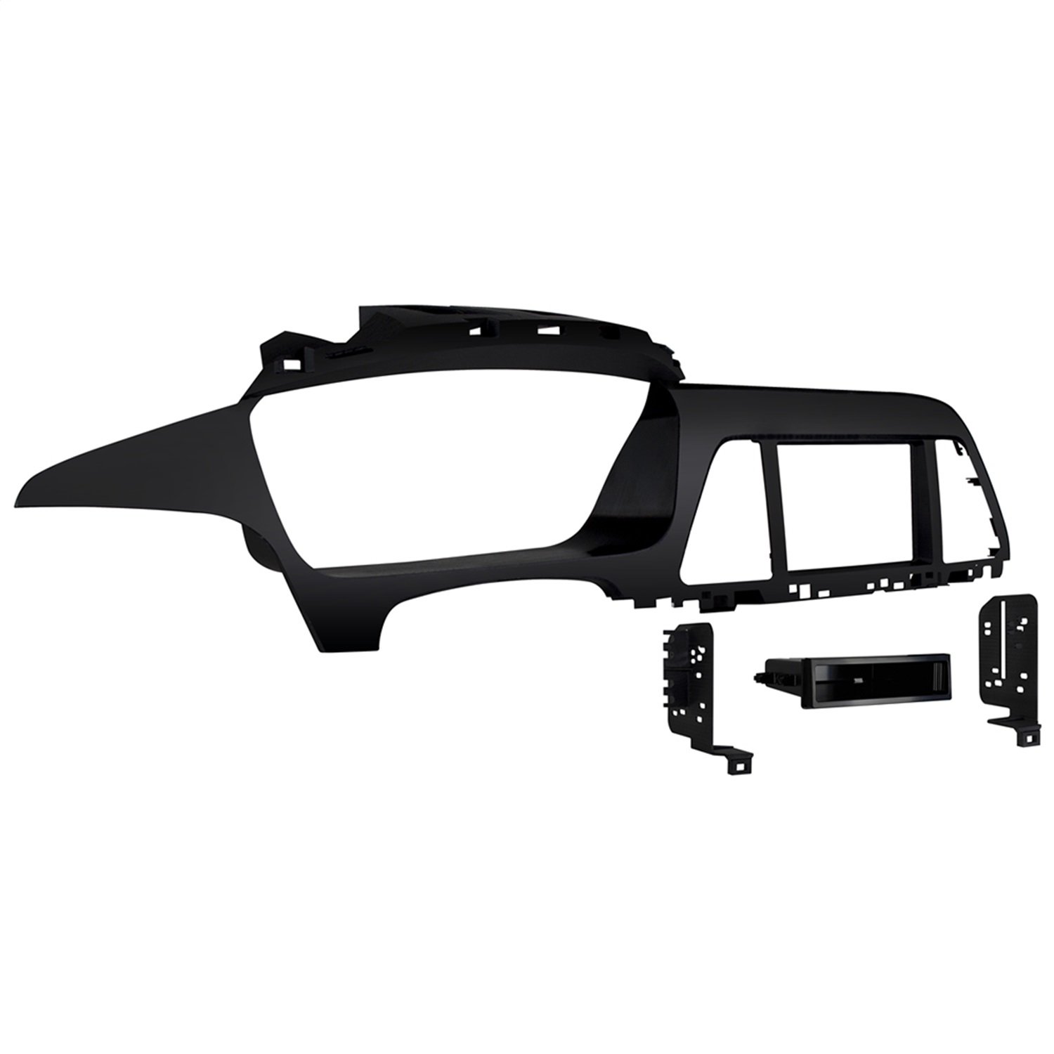 Metra DP-7363B Single/Double DIN Dash Panel/Kit for 2015 - Hyundai Sonata (Matte Black)
