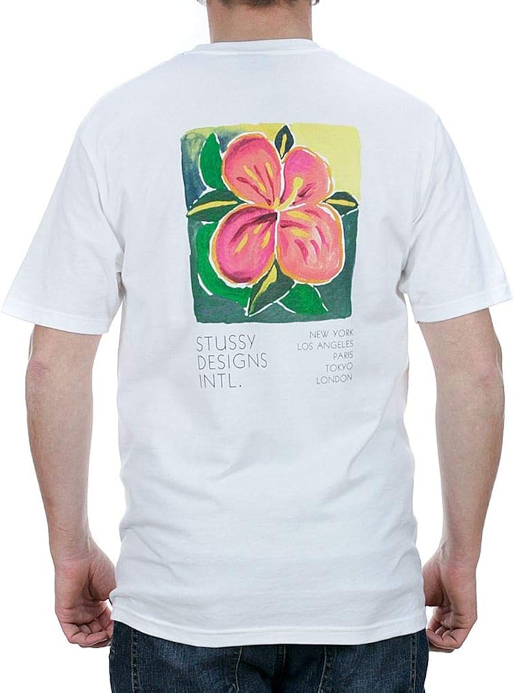 stussy hibiscus hoodie sweatshirt