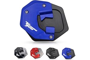 LANQIAN Motorcycle Side Stand Kickstand Enlarge for Tenere 700 2019-2023 Black and Blue
