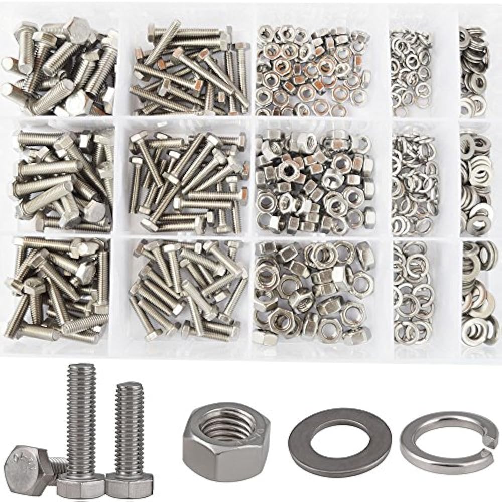 Hex Flat Head Bolts M4 M5 M6 Metric Screws Nuts Hardware And Lock