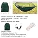 SARKI Portable Backpacking Camping Outdoor Hammock Tent Supporting up to 400 Pounds, Parachute Folding Tree Hammocks with Mosquito Net(L x W - 98 inch x 47 inch)