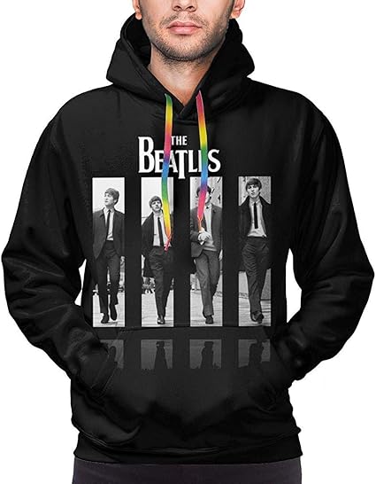 Amazon ビートルズ The Beatles スウェット パーカー 通気 カジュアル プリント フード付き 応援服 コート 応援服 ファッショ 長袖 ポケット付き メンズ トレーナー パーカー 通販
