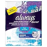 Discreet, Incontinence Pads, Ultimate, Regular Length, 34 Count