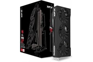 XFX Swift AMD Radeon RX 9060 XT OC Triple Fan Gaming Edition with 16GB GDDR6 HDMI 2xDP, AMD RDNA 4 R...