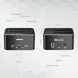 FIDECO USB 3.0 Hard Drive Docking Station 2.5 3.5 SATA HDD SSD SD TF Card view 7