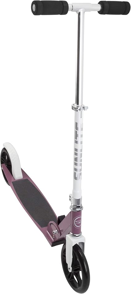 pink and white scooter