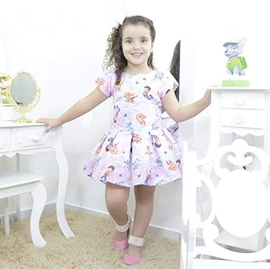 vestido infantil patrulha canina