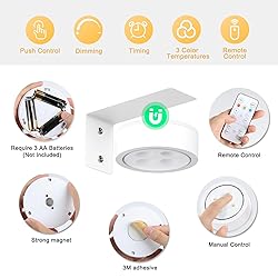 2-Pack Picture Light Battery Operated, LED Painting