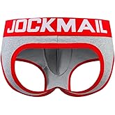 JOCKMAIL Mens Jockstrap Cotton Briefs Breathable Athletic Underwear for Athletic Supporter