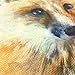 YOUR SMILE Cute Animal Square Decorative Throw Pillows Case Cushion Covers Shell Cotton Linen Blend 18 X 18 Inches (Fox)