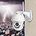 Jennov Wireless Security IP Camera, HD 1080P Wireless WiFi PTZ Camera 4X Zoom Home Video CCTV Surveillance Dome Camera Outdoor IR Night Vision with Pre-Installed 32G Micro SD Card