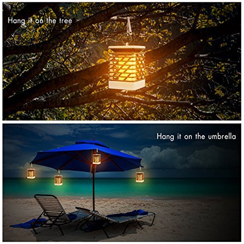 image for Solar Lights Outdoor Espier LED Flickering Flame Torch Lights Solar Po