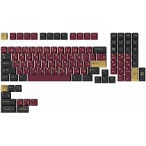 Drop + Conjunto de teclado Samurai Redsuns GMK vermelho para