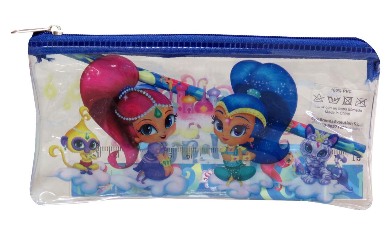 Shimmer and Shine – Flat pencil case stationery (CYP Imports gs-412-ss)