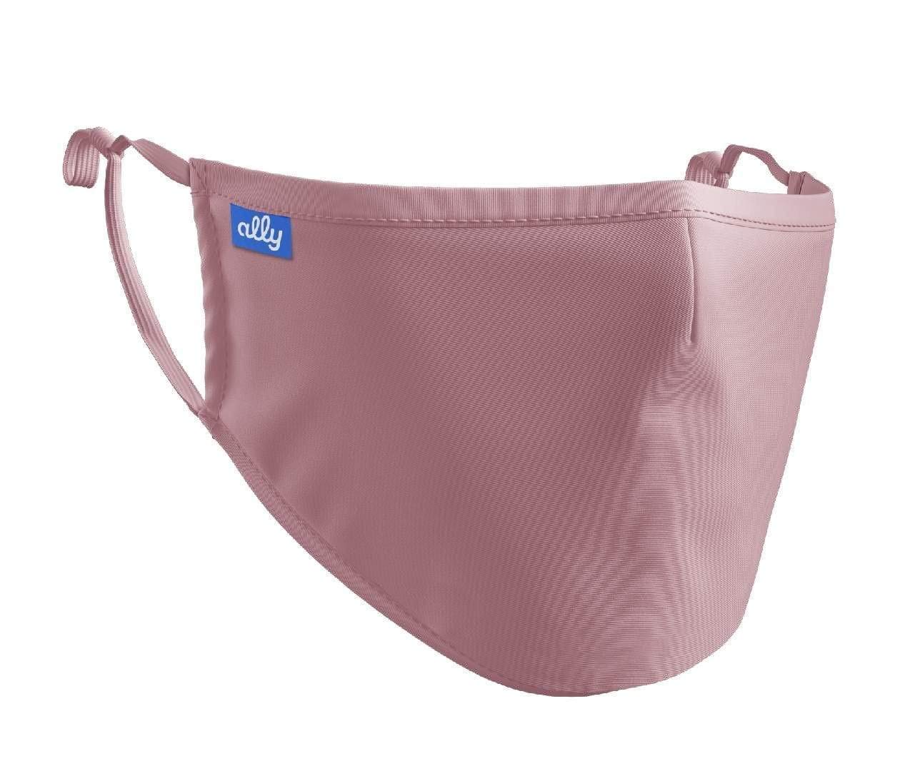Choose Ally Face Covering - Reusable and Washable - Adults And Kids Sizes - 100% Cotton With Nanofiber Filter - Adults, Blush Pink