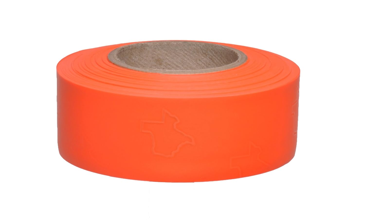 Presco TX1OG658 150' Length x 1" Width, PVC Film, Texas Orange Glo