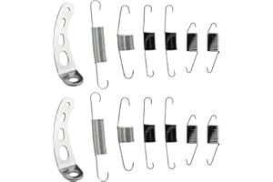 Zeiboat 2Sets 4708 Throttle Return Spring Bracket, with 59207 Throttle Return Springs (12 Springs)