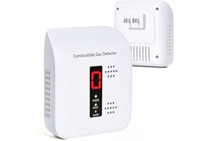 Y401 Natural Propane Gas Detector, Home Gas Alarm and Monitor, Leak Alarm for LNG, LPG, Methane, Coal Gas Detection in Kitche