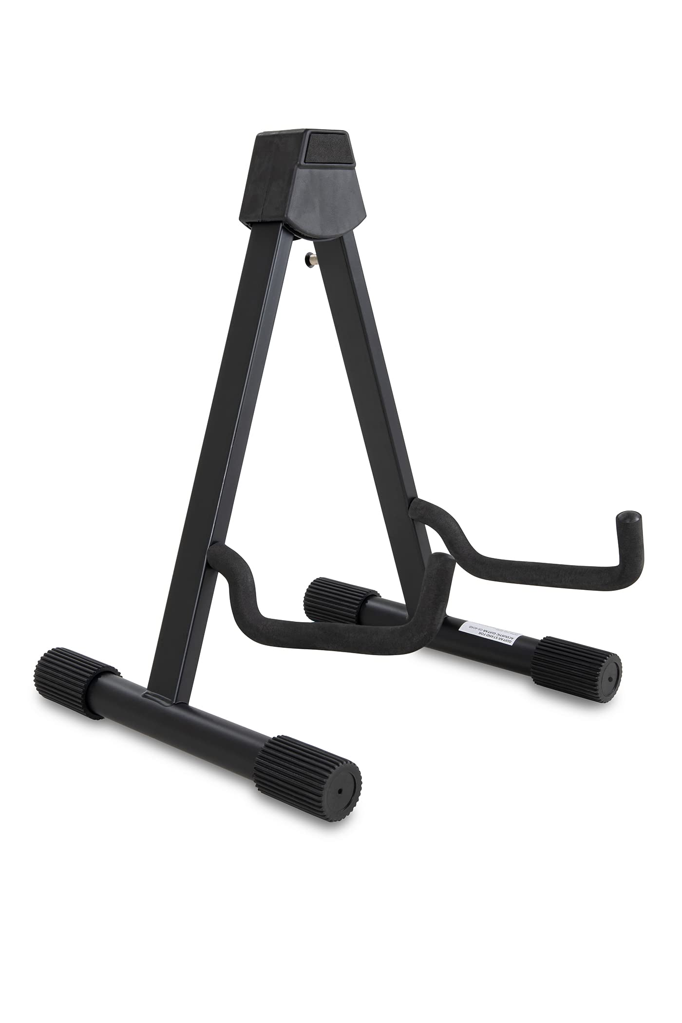 GEWA Guitar Stand A-Style - For Acoustic Guitar - Foldable - Width Adjustable - Rubber Pads - 43 cm High - Black - GS-40AB