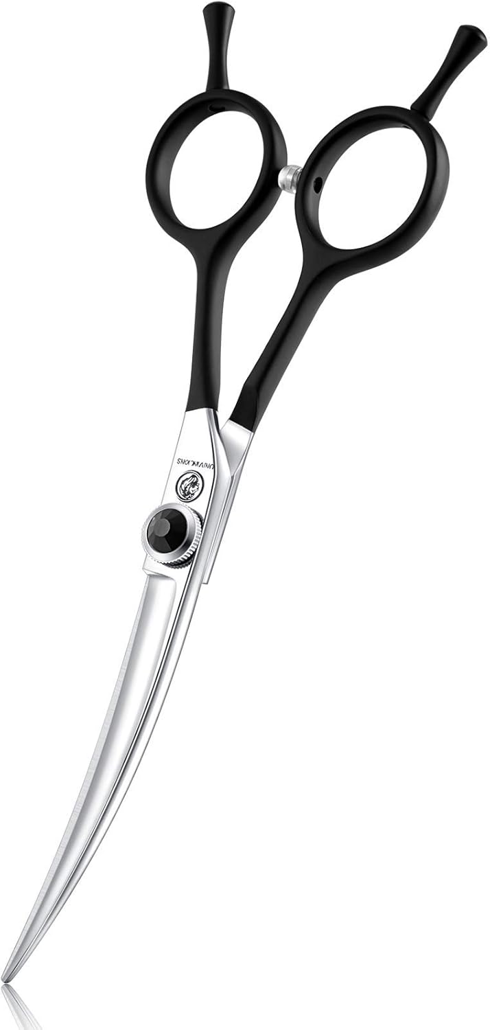6.5 Inch Curved Dog Grooming Shears, Professional Curved