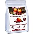 TEARELAE - Cranberry Apple Tea Bags, 35 Count - Premium Cranberry Herbal Blend Tea with Dried Cranberries, Apples, Hibiscus, Rose Petals & Licorice Root - Caffeine-free - Perfect for Daily Refreshment