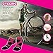 Premium Compression Running Socks, Reinforced Arch Support, pressure dispersing heal, enhanced stability of ankles, Ideal for running, cycling, any type of sports …