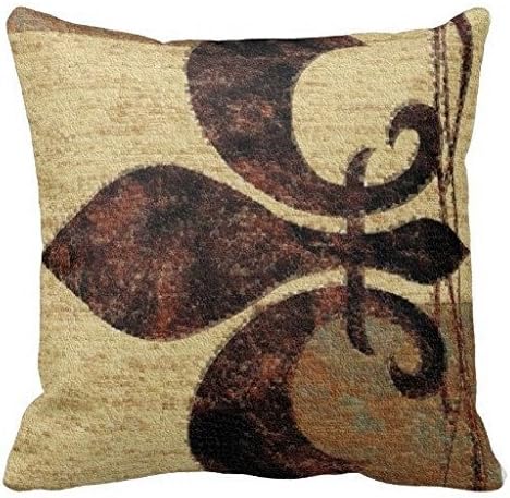 UOOPOO Cream Colored Cushion Cover Square Polyester Throw Pillow Case 18 x 18 Inches One Side Printed