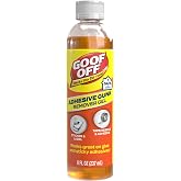 Goof Off Adhesive Gunk Remover, 8 fl. oz., Removes Stickers, Glue, Labels, Tape Residue and Adhesive, Ideal for Hard Surfaces Like Metal, Glass and Non-Acrylic Plastic