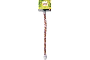 Living World Multi-Coloured Cotton Perch-16mm Diameter X 38cm Length