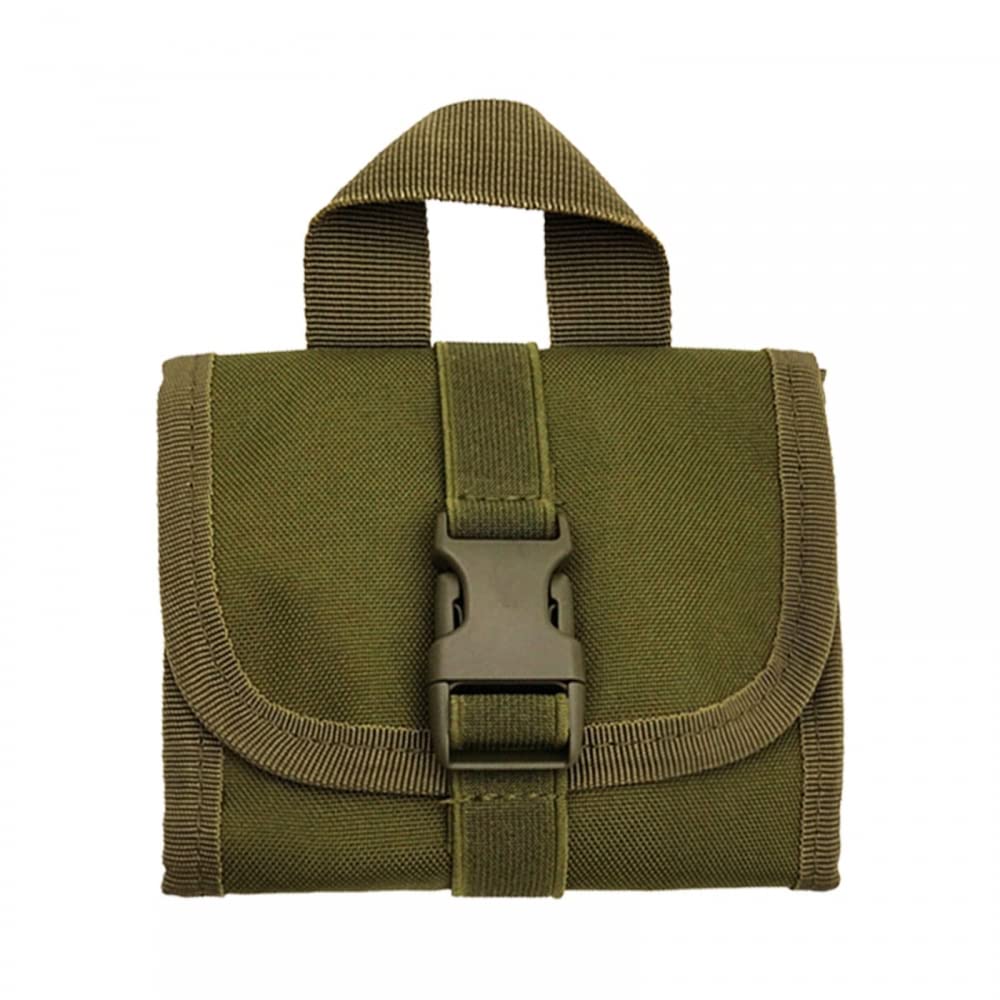 Rifle Bullet Pouch,Foldable Molle EDC Ammo Carrier Bag, 14 Round Nylon Cartridge Bag Ammunition Shells Holder for Hunting