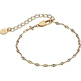 Alex and Ani Faceted Lip Chain Bracelet, Shiny Gold