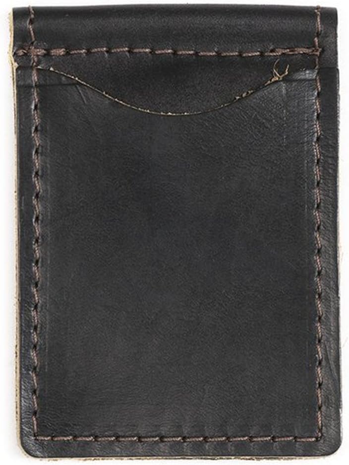 Rustico Leather Money Clip Black