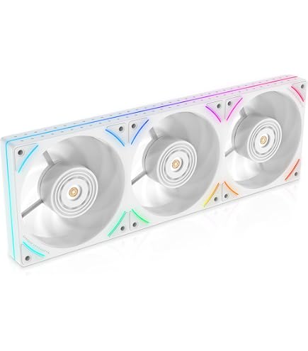 TL-S12RW X3 Ventilateur PC Thermalright TL-K12R - PWM 2150 Tr/min - Design Vent Inversé - 120mm TL-S12 CPU Fan 120mm