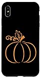 iPhone XS Max Orange Pumpkin design for