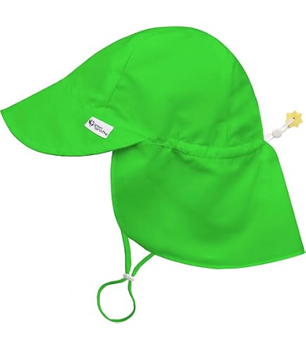 Amazon.com: Green Sprouts Baby Toddler UPF 50+ Eco Flap Hat - Blue