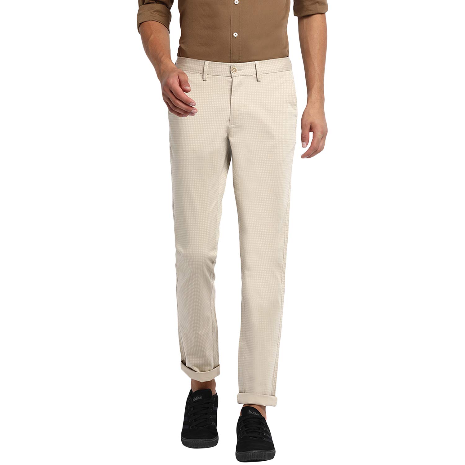 printed skinny trousers