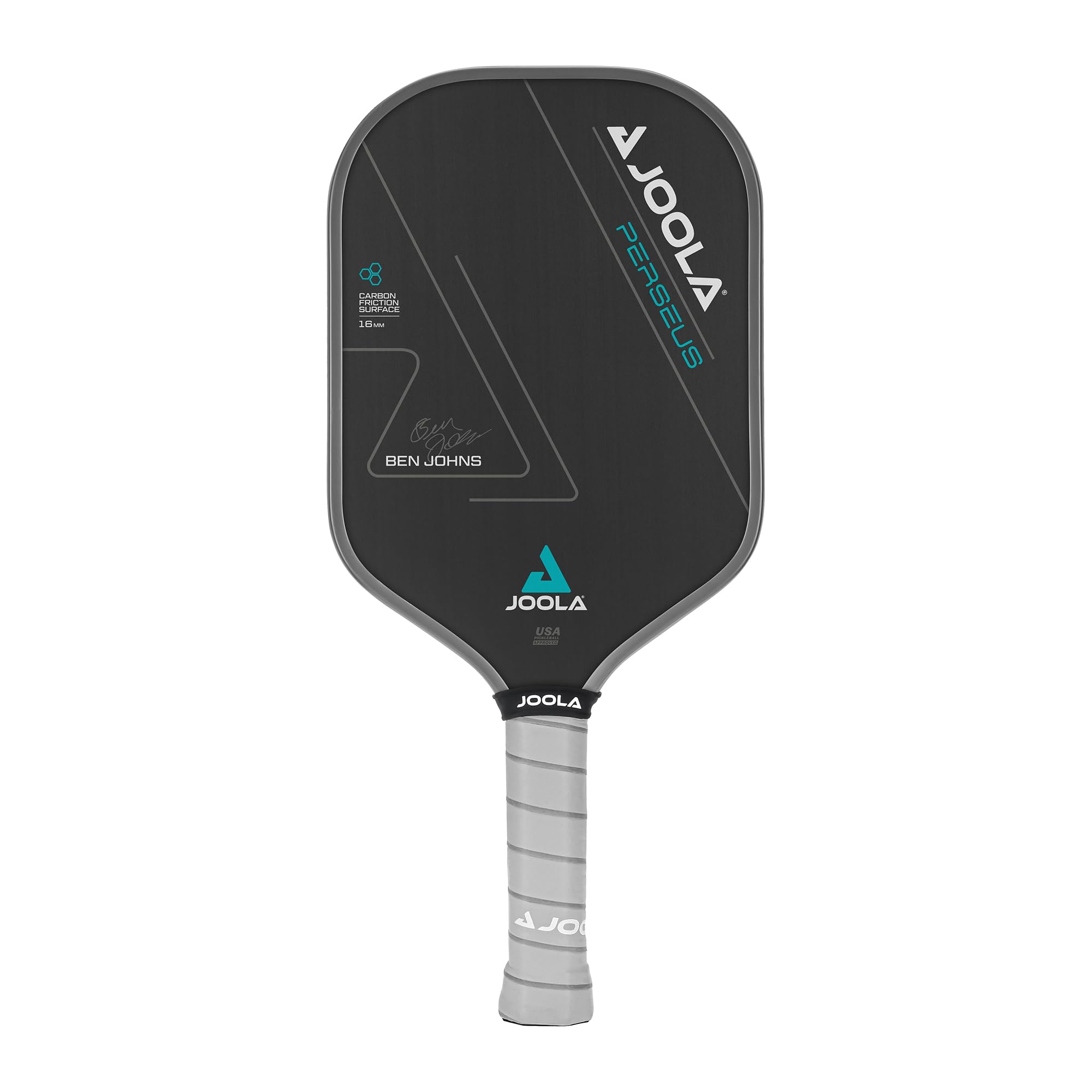 Photo 1 of JOOLA Ben Johns Perseus Pickleball Paddle with Charged Surface Technology for Increased Power & Feel - Fully Encased Carbon Fiber w/Larger Sweet Spot - USAPA Approved. 16mm Core