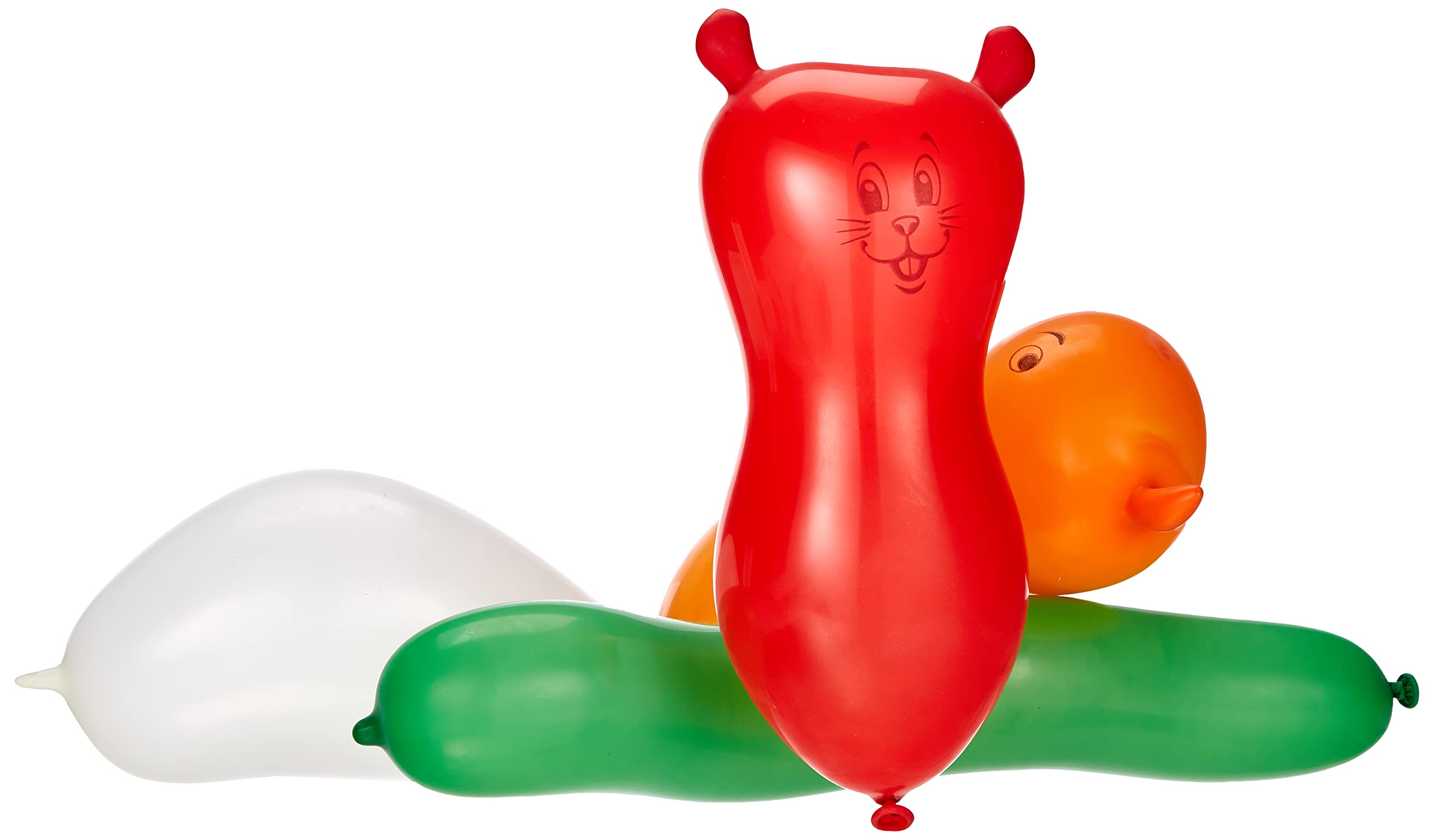 TIFANY 8013386.0 Animal Shaped Balloons Pack of 6 Multi-Coloured