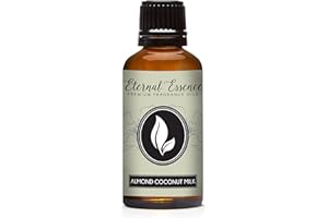 Eternal Essence Oils Almond Coconut Milk 30ml Premium Fragrance Oil - for Candle, Soap Making, Aromatherapy, Diffusers, Home Care, & Humidifiers
