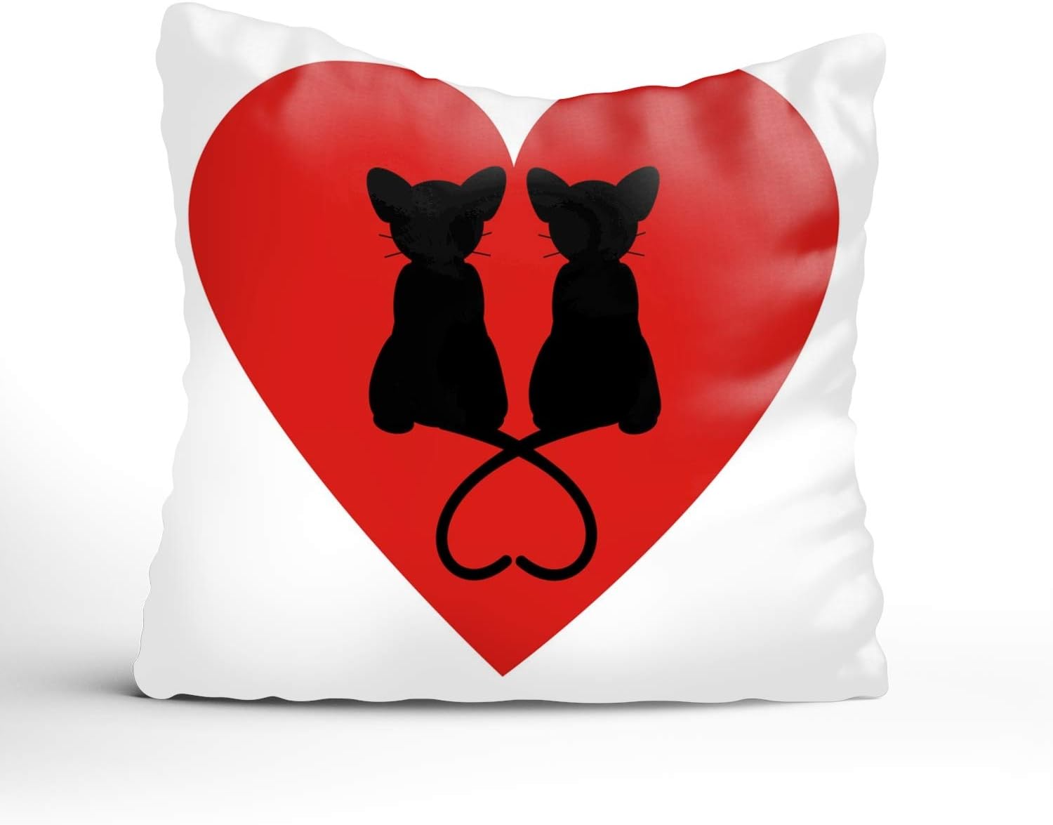 Dorma Printed Cats in Love Cover Pillows Case Soft Throw