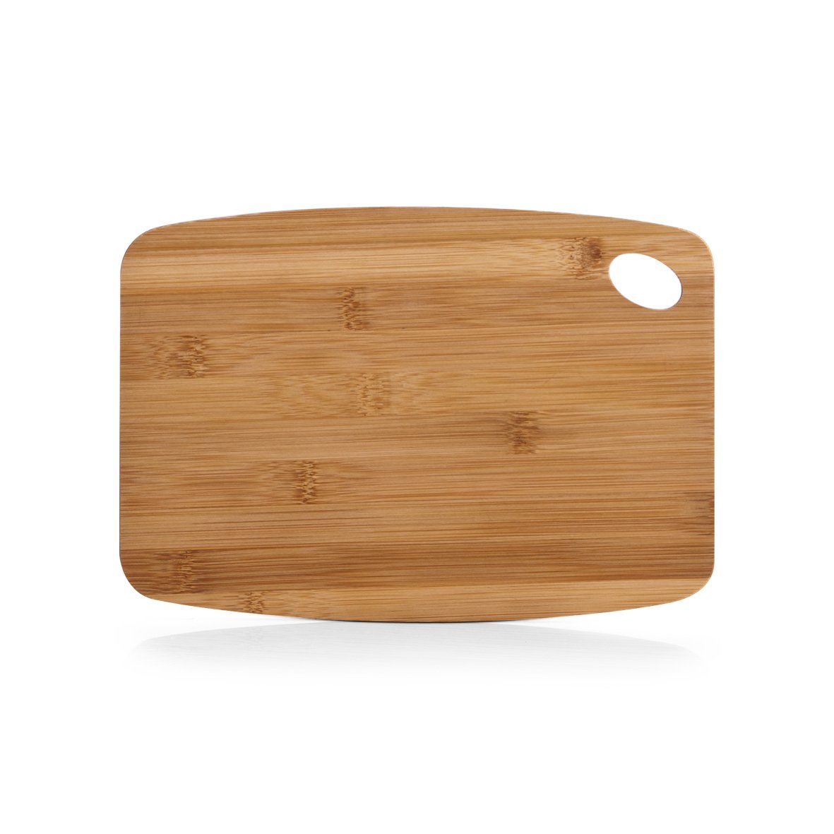 Zeller Cutting Board, Bamboo, Beige, 26.5 x 18.5 x 0.8 cm