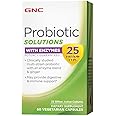 GNC Probiotic Solutions with Enzymes, Provides Digestive and Immune Support, 25 Billion CFUs, 60 Vegetarian Capsules, 60 Servings