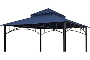 SCOCANOPY Replacement Cover Compatible with Target Madaga Gazebo Model L-GZ136PST, Navy Blue