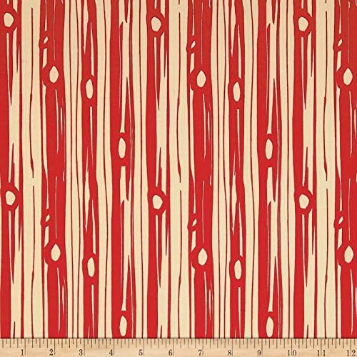 Birch Organic Bear Camp Bear Bois Coral Fabric By The Yard